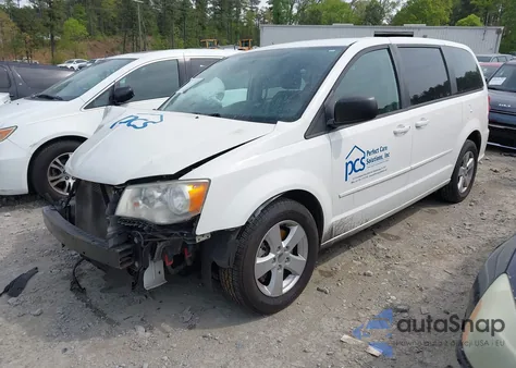 2013 Dodge Grand Caravan Se z USA, uszkodzony, nr VIN 2C4RDGBGXDR515680